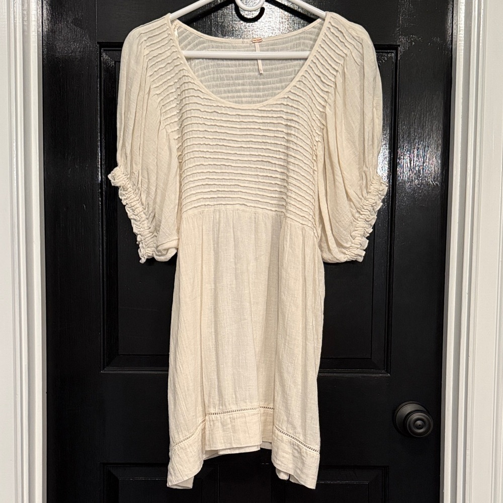 Free People Elsie Tunic Cream Small